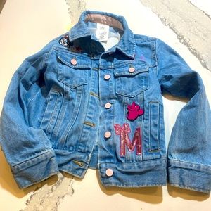 Disney Minnie Mouse denim girls jacket size 5/6